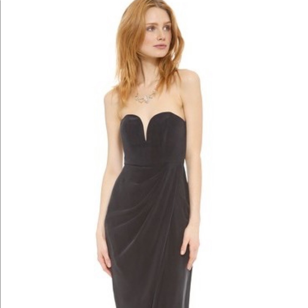 Zimmermann Draped Strapless Dress